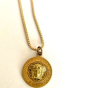 Versace Medusa necklace